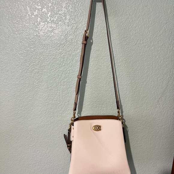 Coach Cream Pebbled Leather Willow - Picture 7 of 7